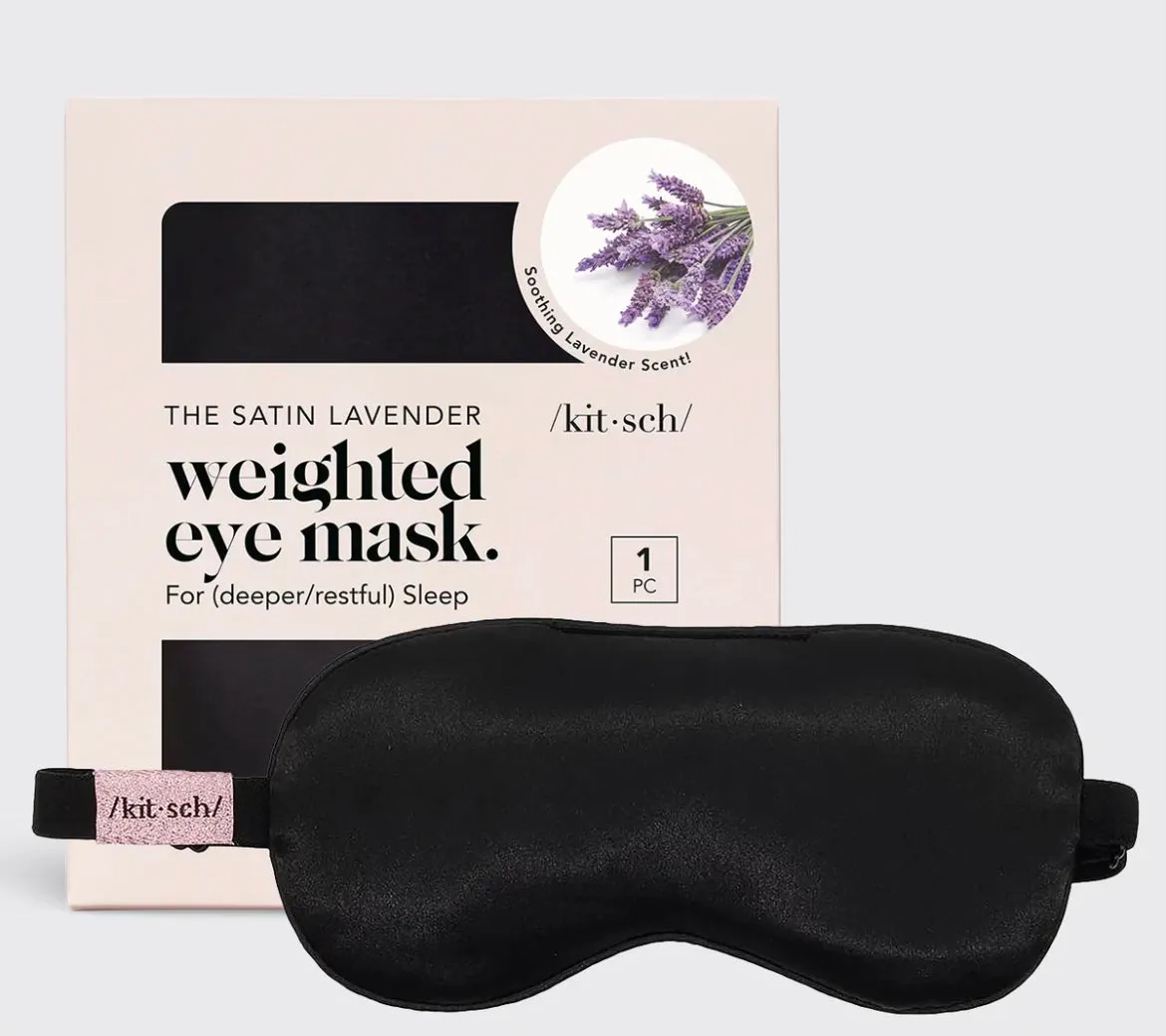 / Kit • sch / Satin Lavender Weighted Eye Mask