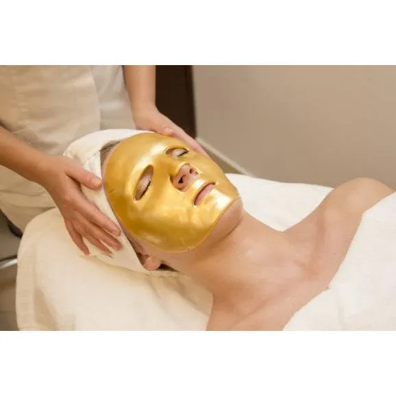 10-pcs/ crystal collagen 24k gold mask