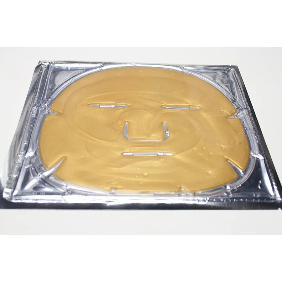 10-pcs/ crystal collagen 24k gold mask