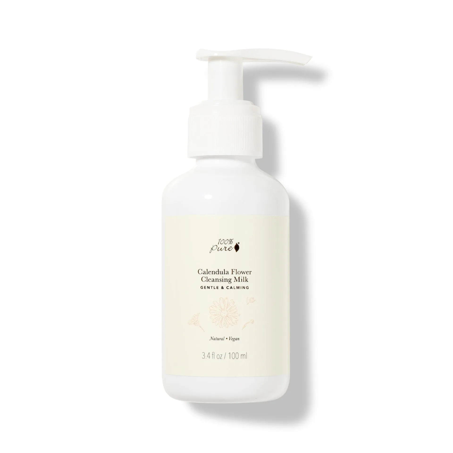 100% PURE - Calendula Flower Cleansing Milk
