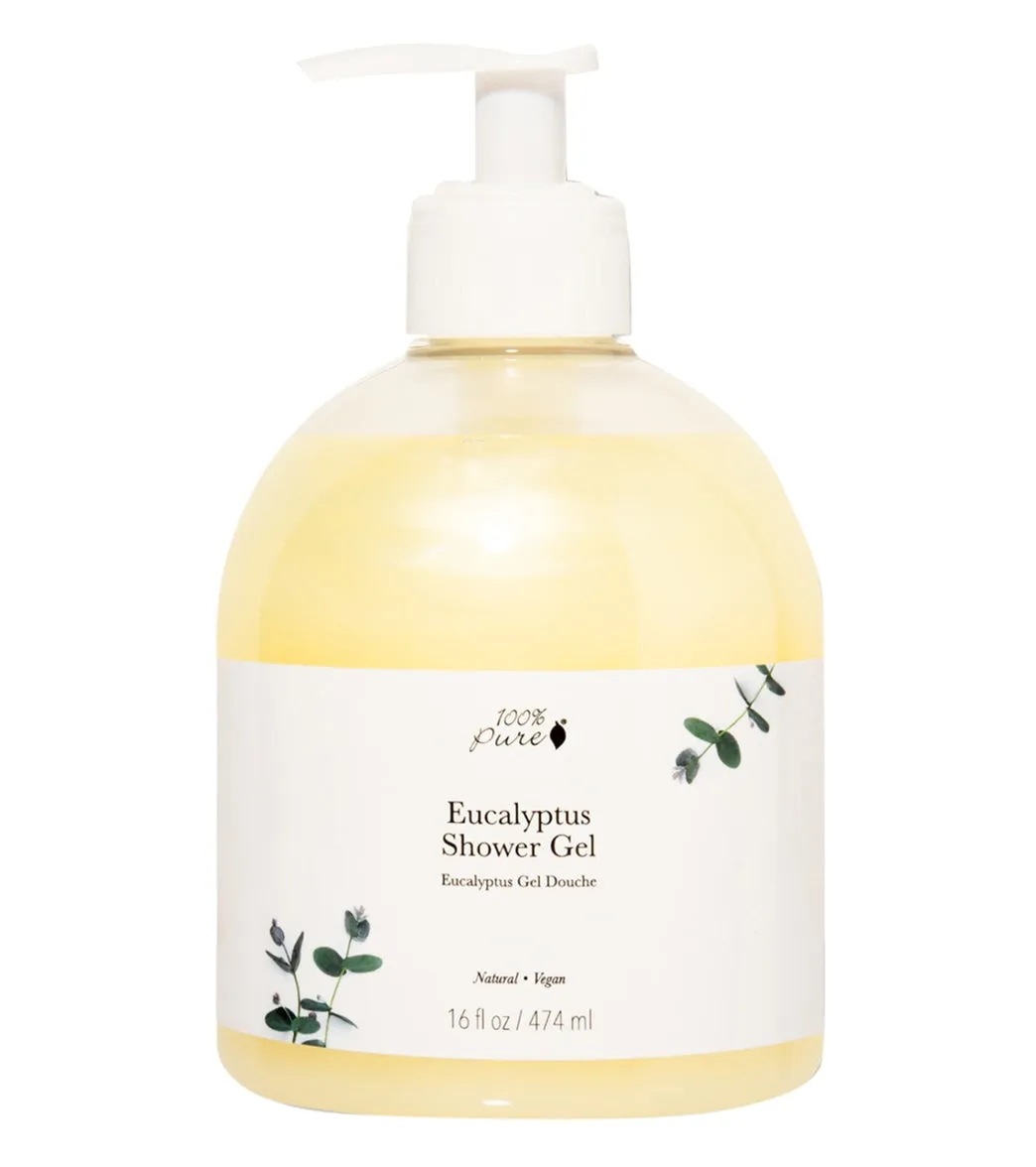 100% Pure Eucalyptus Shower Gel 16oz