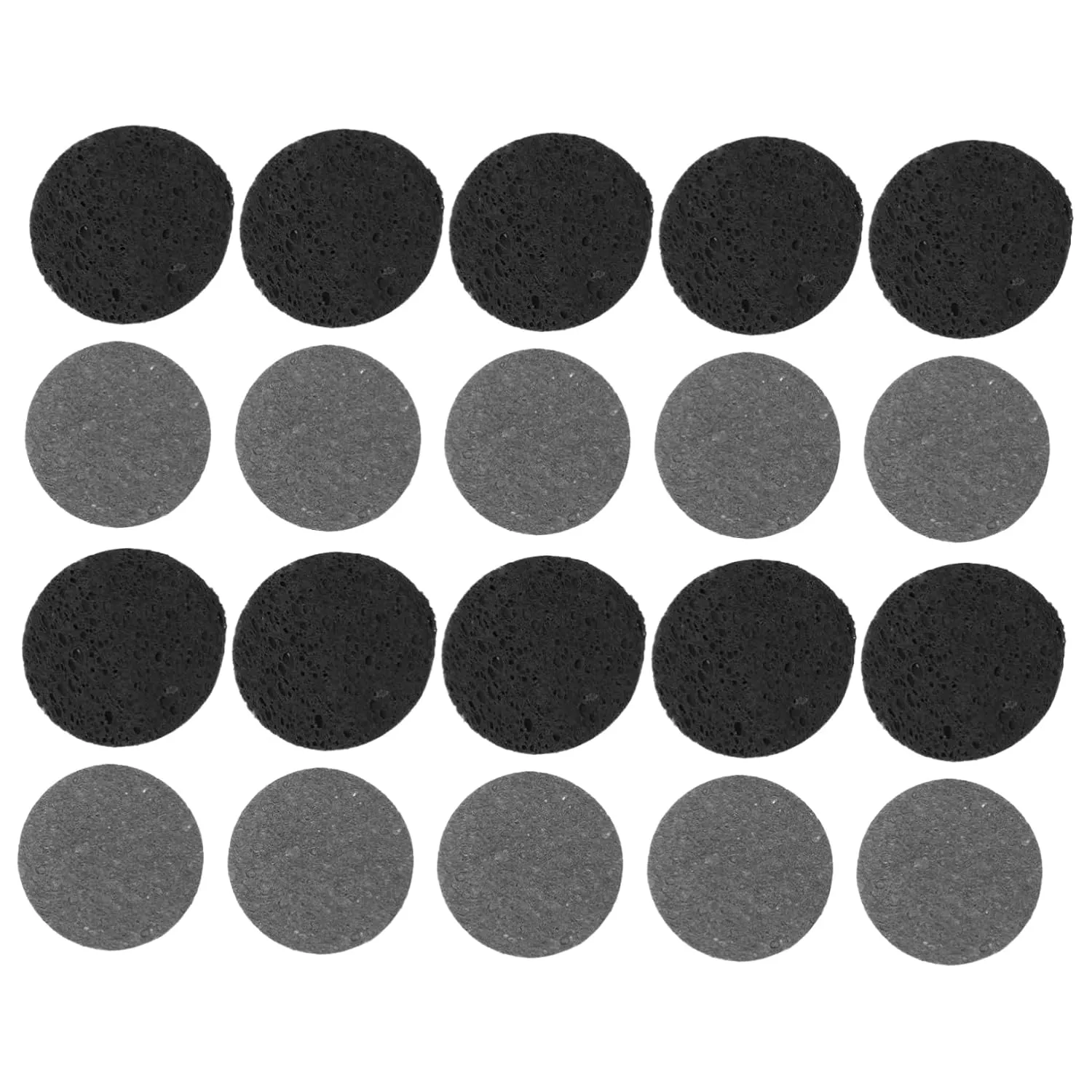 10Pcs Facial Cleansing Sponges Round Makeup Remover Puff High Absorbency Wood Pulp Pads for Washing Makeup Removal Portable for Travel Home Use