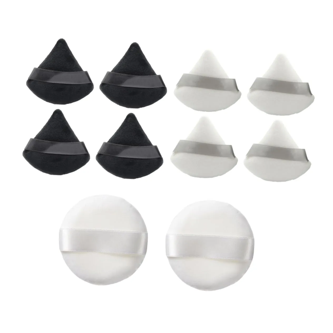 10pcs Facial Makeup Pad Soft Makeup for Women for Loose Powder Application Includes Shape Sponges Gentle Skin for All Needs