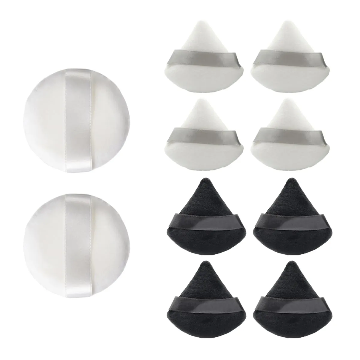 10pcs Facial Makeup Pads and for Loose Powder Application Travel-friendly Cosmetic Tools for Women Makeup