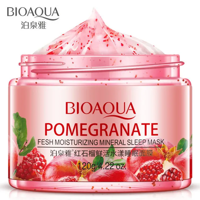 120g BIOAQUA Natural Plants Essence Sleeping Facial Mask Moisturizer Hydrating Whitening Skin Anti Aging Women Face Skin Care