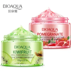 120g BIOAQUA Natural Plants Essence Sleeping Facial Mask Moisturizer Hydrating Whitening Skin Anti Aging Women Face Skin Care