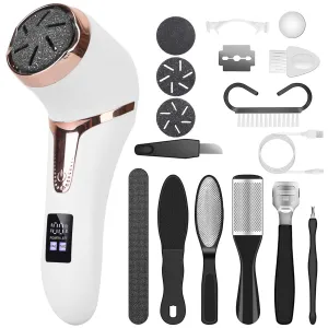 17Pcs Electric Foot Callus Remover