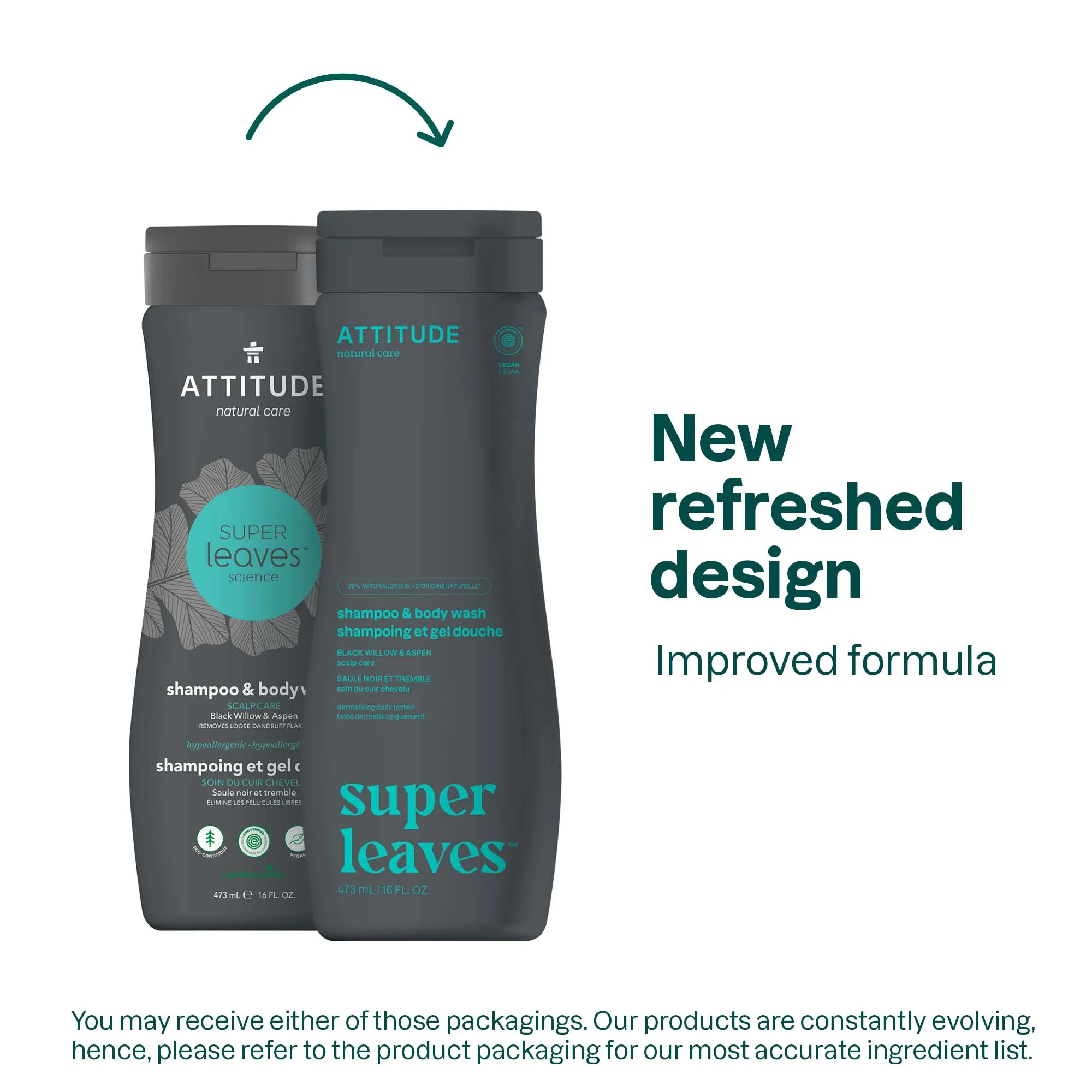 2-In-1 Shampoo and Body Wash Scalp Care : SUPER LEAVES™