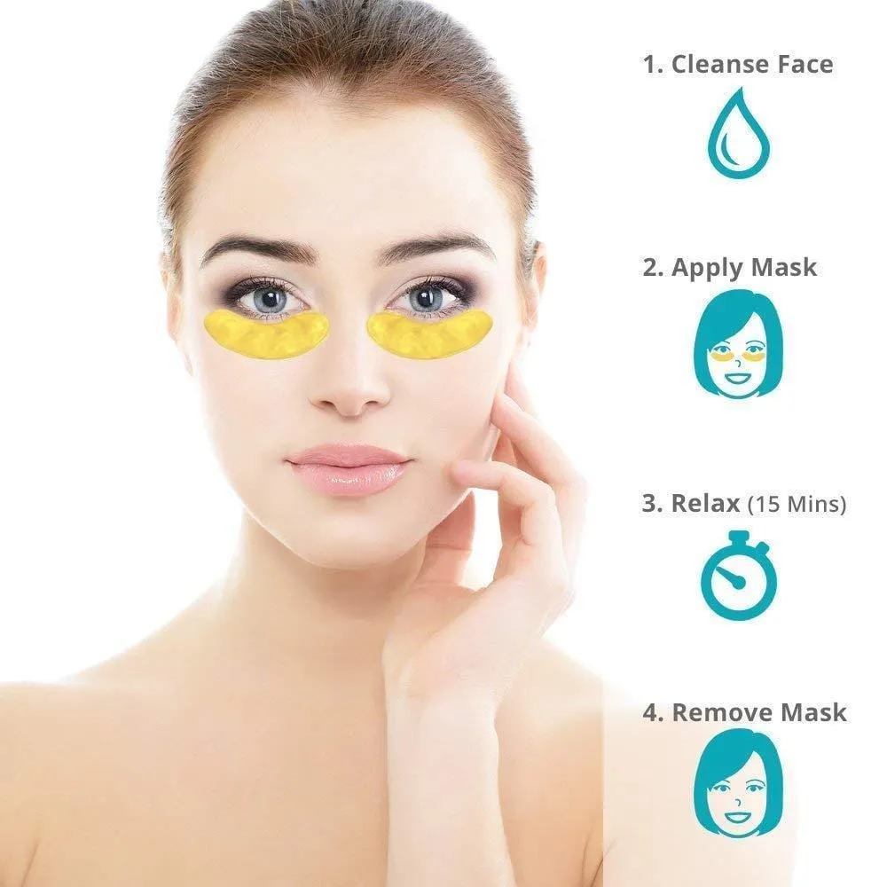 24K Gold Collagen Eye Masks