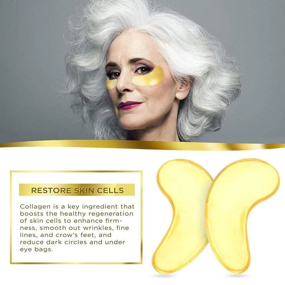 24K Gold Collagen Eye Masks
