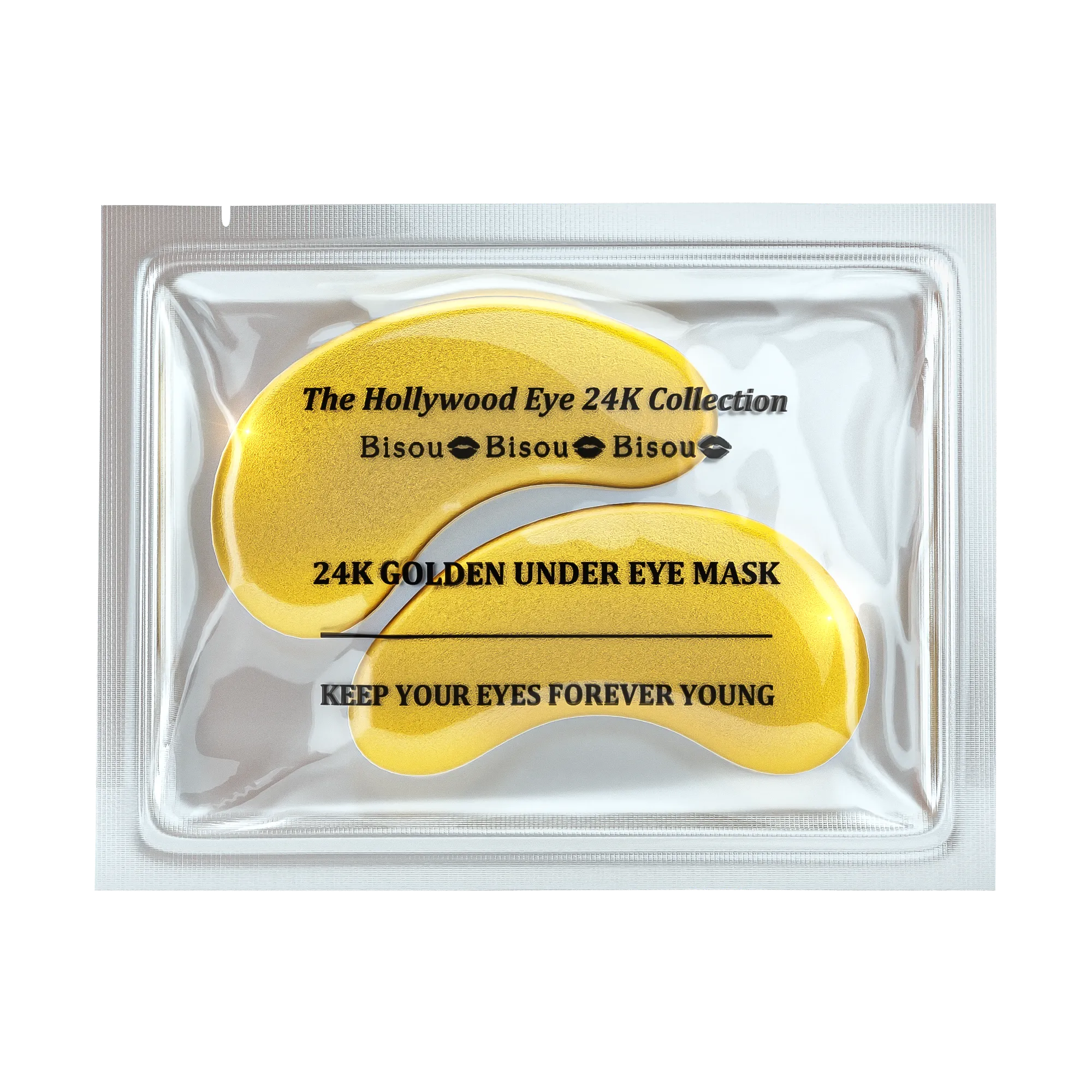 24K Gold Under Eye Mask with Lip Mask