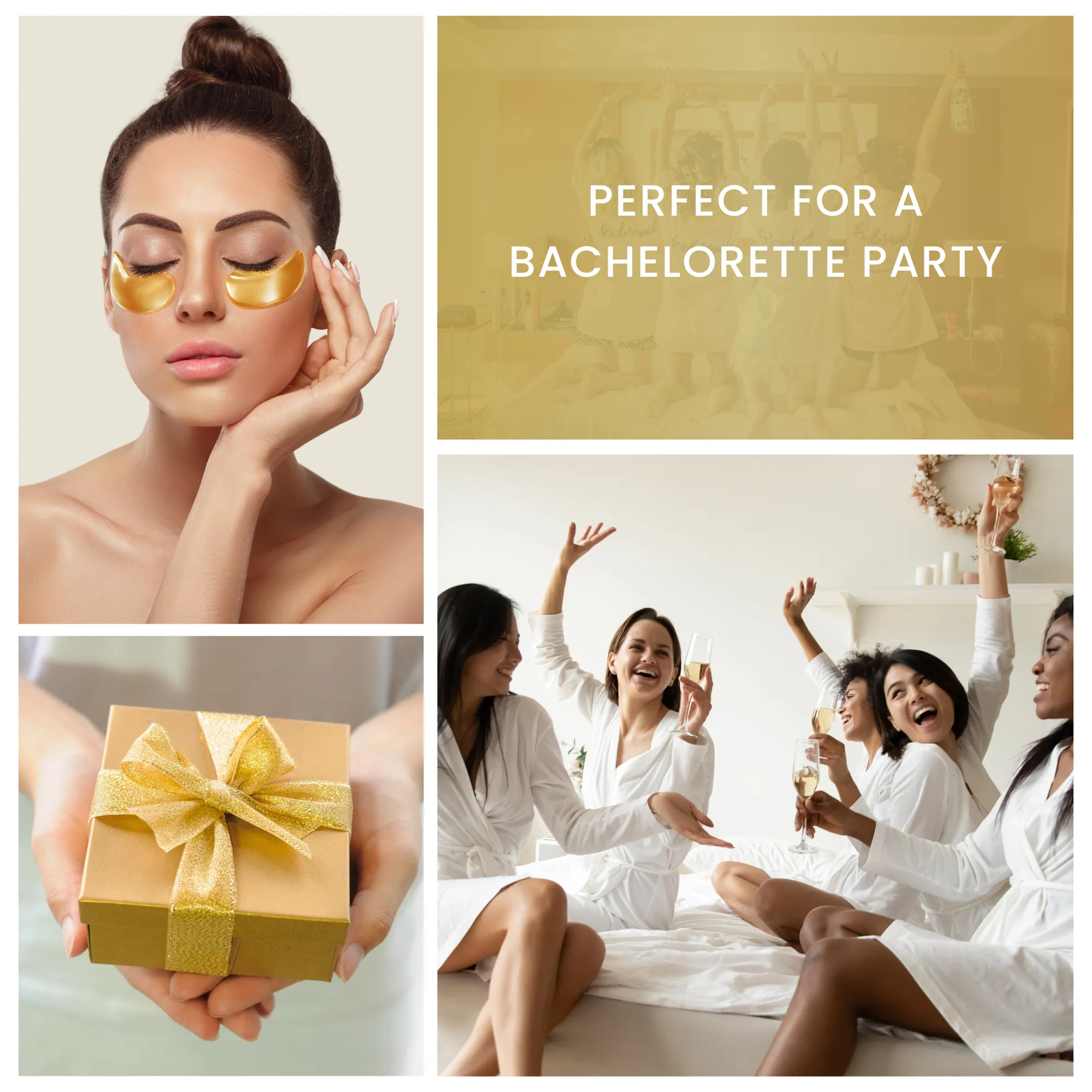 24K Gold Under Eye Mask with Lip Mask