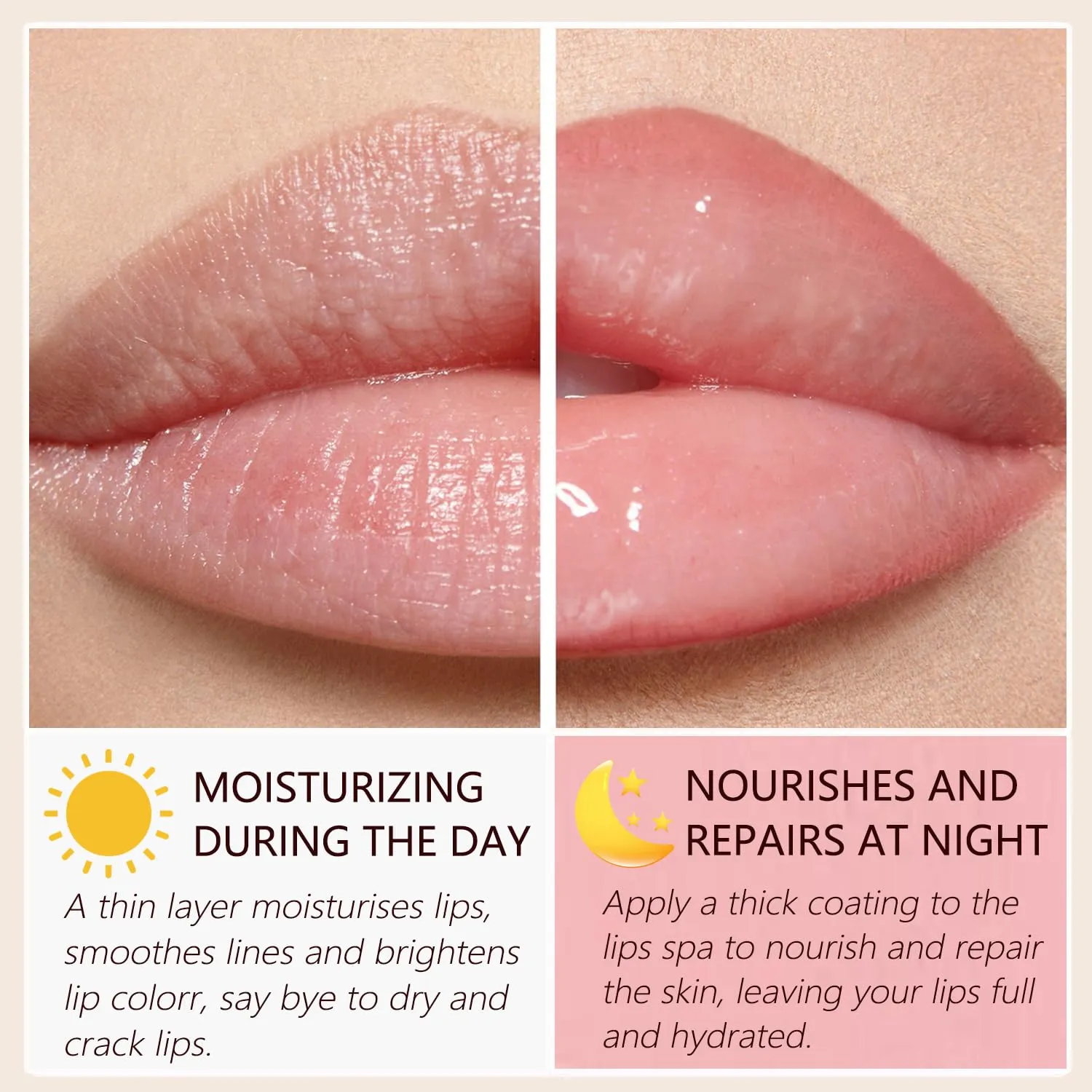 3 PCS Bee Lip Balm Honey Pot, Strawberry Watermelon Apple Lime Lip Mask Overnight Honey Moisturizing Lip Balm Hydrating Prevention Dry and Crack Nourishing Lip Wrinkle Care Product (Set A)