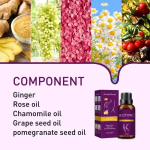 30ml Hip Lift Butt Enlargement Pure Natural Rose Fragrance Oil Buttocks Essential Oil for Buttocks Up Massage Oil Body Care