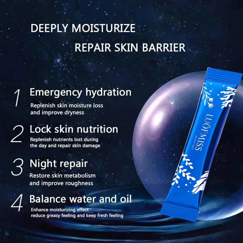 30pcs Collagen Sleeping Facial Masks - Moisturizing, Anti-wrinkle, Nourishing Sleeping Face Mask. No-wash Masks for Face