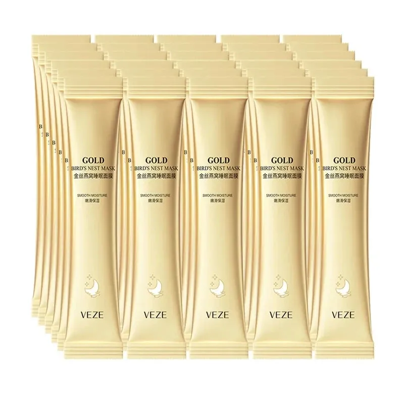 30pcs Collagen Sleeping Facial Masks - Moisturizing, Anti-wrinkle, Nourishing Sleeping Face Mask. No-wash Masks for Face