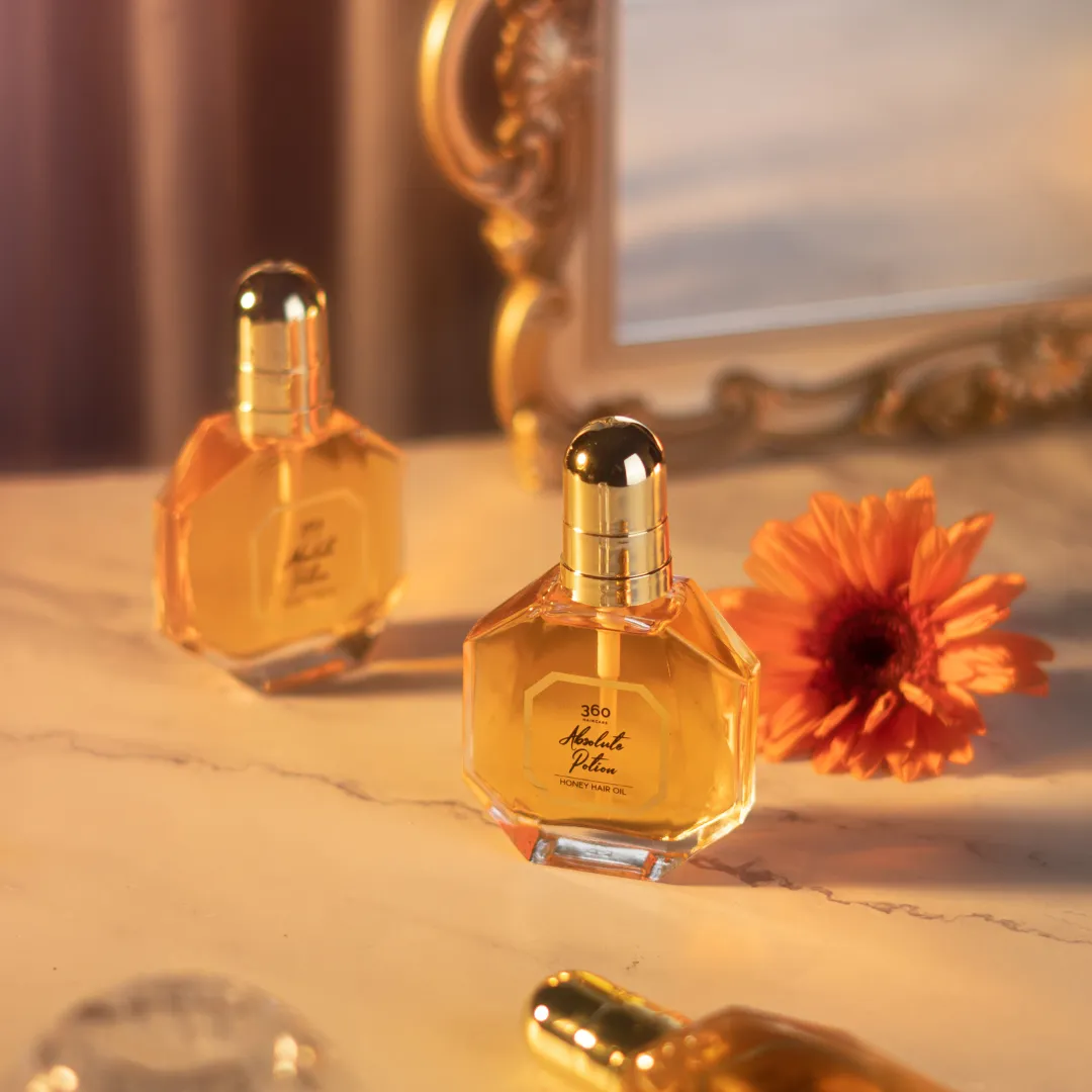 360 Haircare Absolute Potion Honey Hair Oil (50ml/ 15ml)