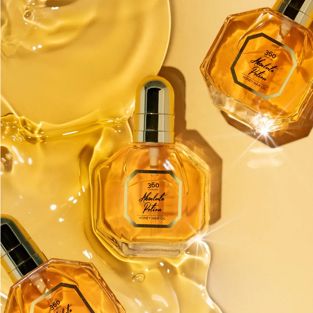 360 Haircare Absolute Potion Honey Hair Oil (50ml/ 15ml)