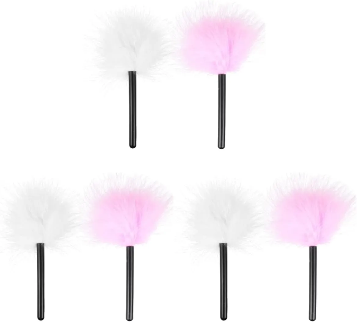 3sets Luxurious Plush Makeup Puff Soft Velour Sponge for Loose Facial Powder Puff Gentle on Skin 2pcs*3