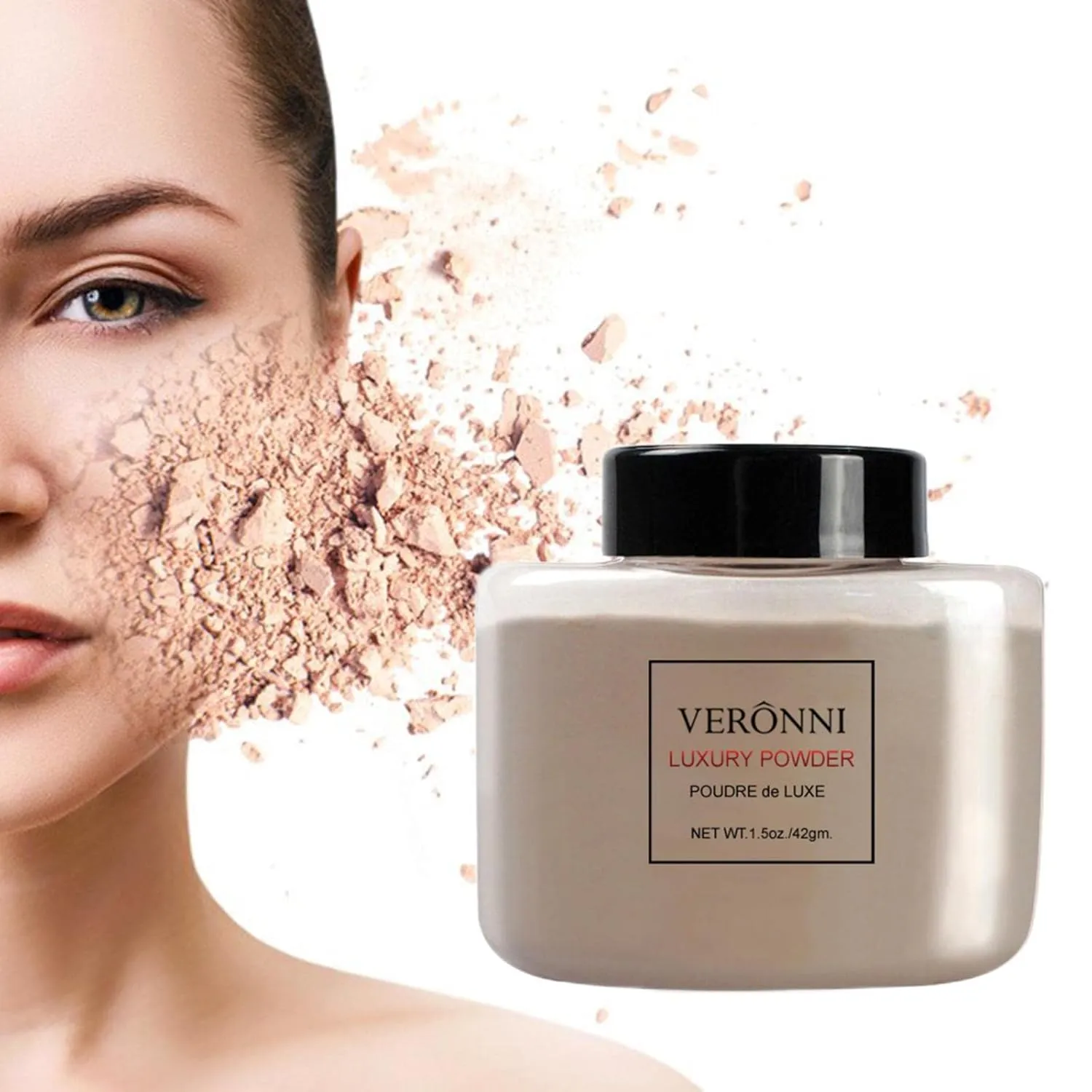 4xLoose Face Powder Semi-Matte Smooth Makeup Oil Control 04