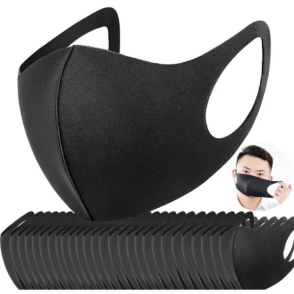 50-Pack: Reusable Double Layer Dustproof Sponge Mouth Mask