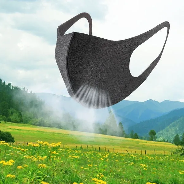 50-Pack: Reusable Double Layer Dustproof Sponge Mouth Mask