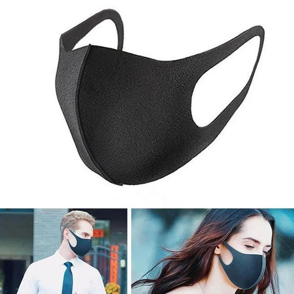 50-Pack: Reusable Double Layer Dustproof Sponge Mouth Mask