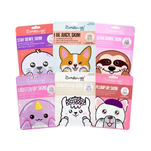 6 Days of Hydrated Skin! Animated Sheet Masks (Set of 6) - $24 Value Bundle #1