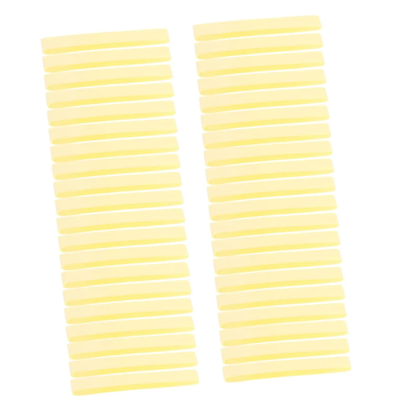 60pcs Compression Makeup Pads Portable Powder Cleaning Absorbent Facial Cosmetics Removal Sponge for Women and Skin Friendly Yellow Bars