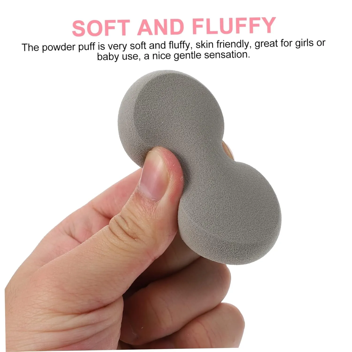 6pcs Powder Puff Flexible and Makeup Tool for Wet Dry Application for Foundation Loose Powder Blush and Highlighter for Women Cosmetic Routine