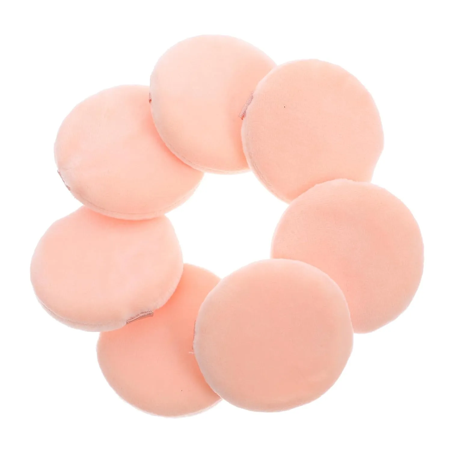 7pcs Double-sided Cosmetic Powder Sponges for Wet Dry Use Skin-friendly Foundation Applicators for Loose Powder Blusher and Highlighter Washable and Comfortable