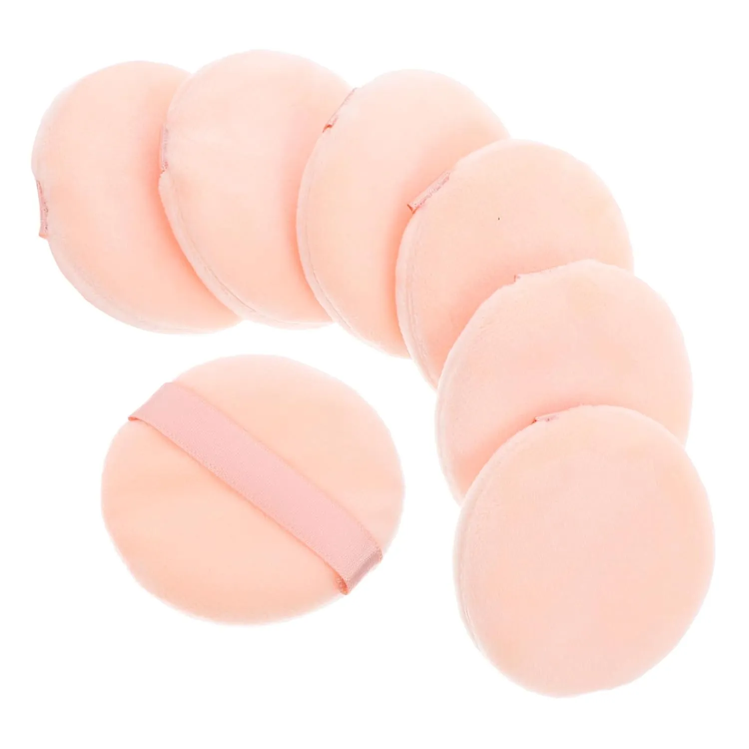 7pcs Dual-use Makeup Powder Puff Wet Dry Cosmetic Sponges for Loose Powder Application Skin-friendly Soft for Face and Use