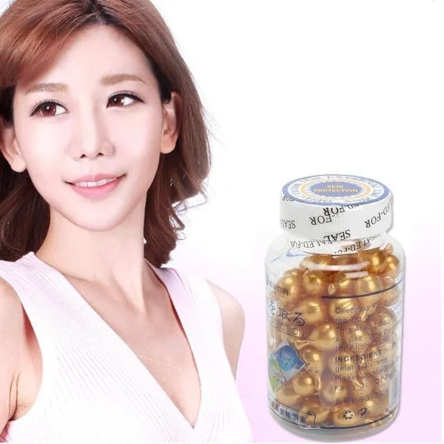90 Pcs/bottle Anti Wrinkle Regenerating Vitamin E Face Cream Extract Whitening Anti Aging Moisturizing Face Care