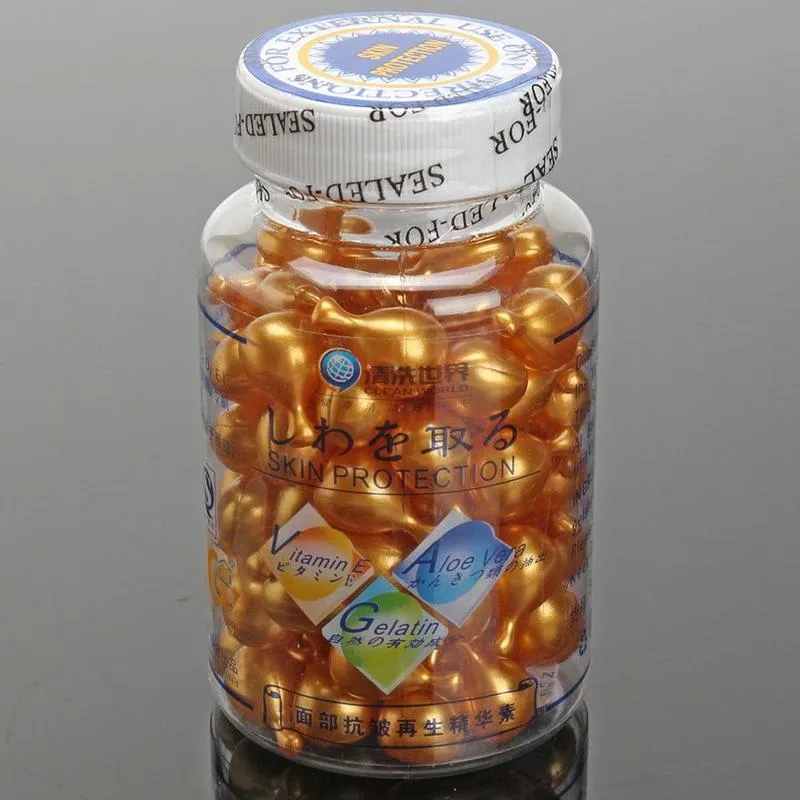 90 Pcs/bottle Anti Wrinkle Regenerating Vitamin E Face Cream Extract Whitening Anti Aging Moisturizing Face Care