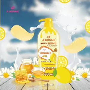 A Bonne Miracle White C Milk Lotion 3x Vitamin C AHA - 500ml