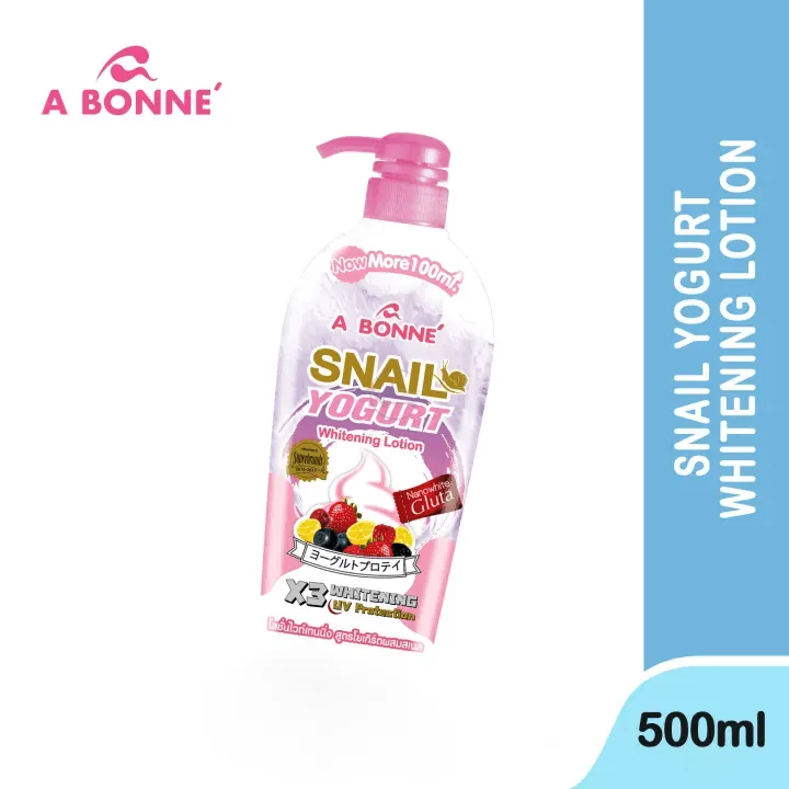 A Bonne Snail Yogurt Whitening Lotion - 500ml
