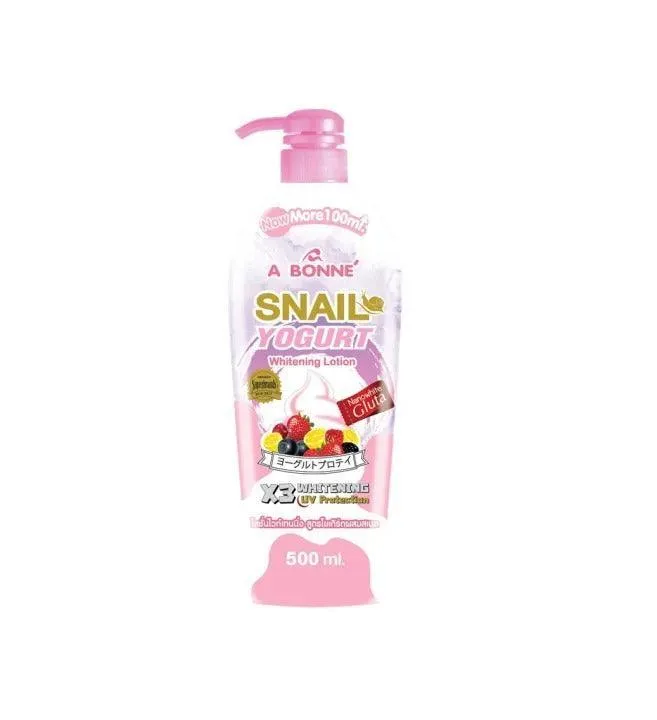 A Bonne Snail Yogurt Whitening Lotion - 500ml