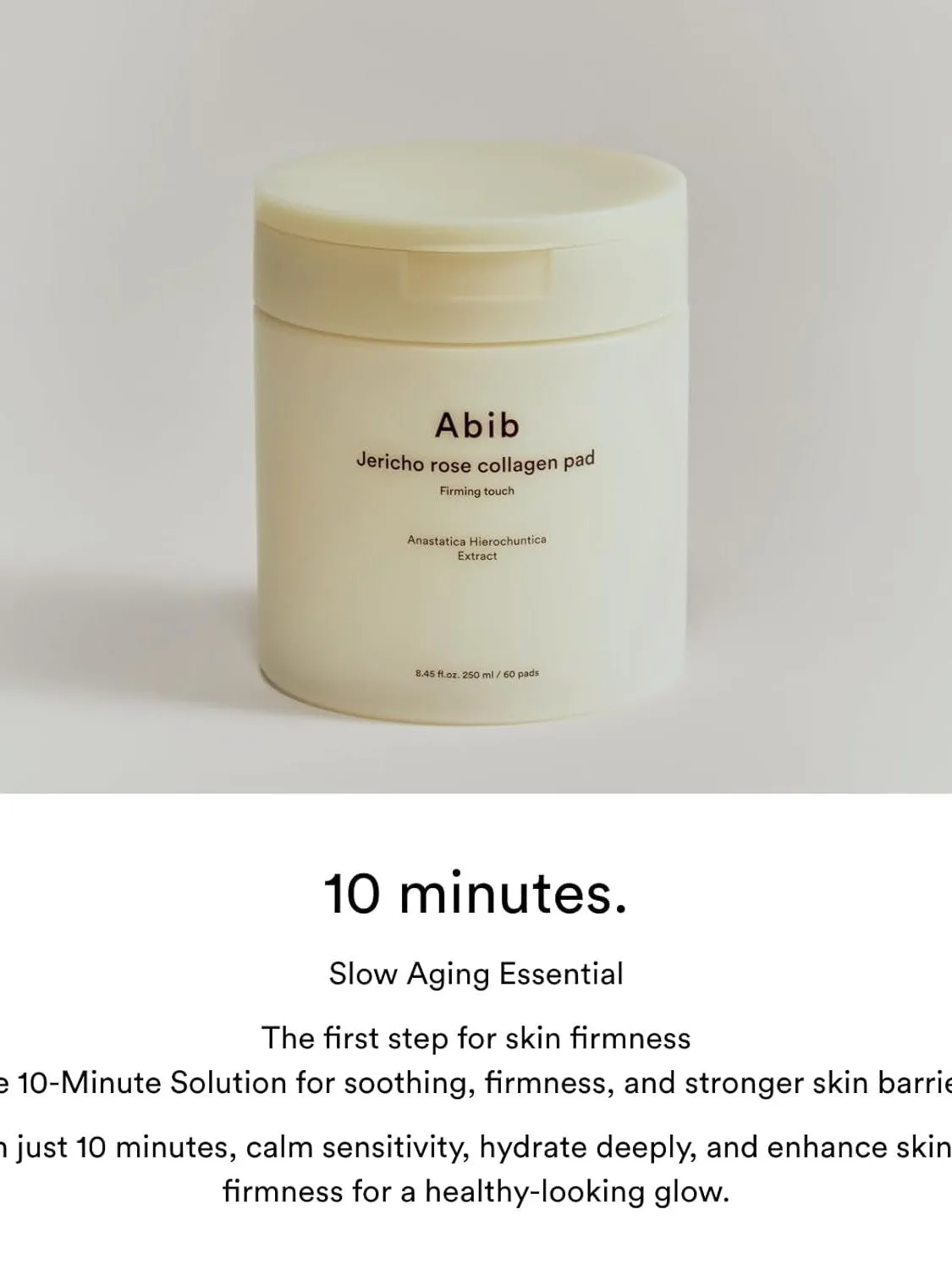 Abib Jericho rose collagen pad firming touch