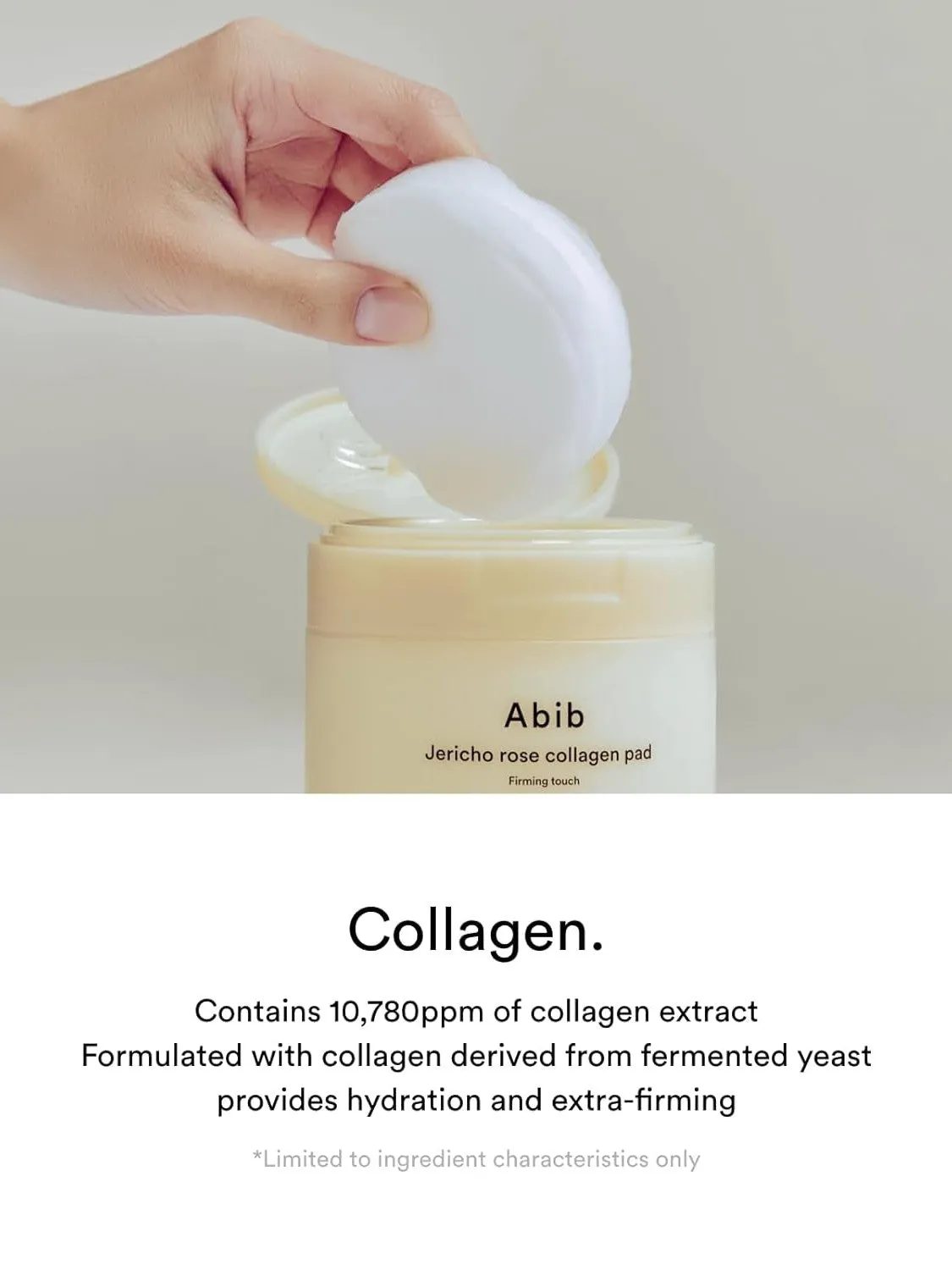 Abib Jericho rose collagen pad firming touch