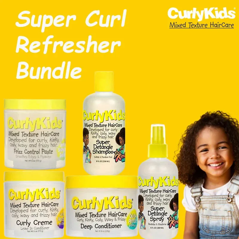 Advance Beauty Care Curly Kids Super Curl Refresher Bundle