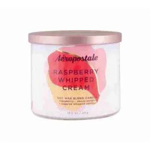 Aeropostale Unisex Raspberry Whipped Cream Cream 14.5 oz Scented Candle
