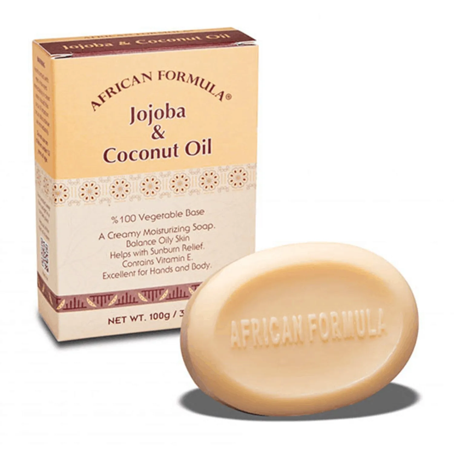 African Formula Jojoba & Coconut Oil Soap 3.5oz/ 100g