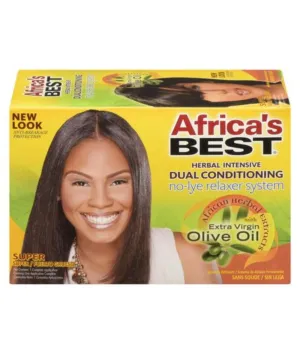 Africa's Best Dual  Conditioning Relaxer N/L (S) Kit