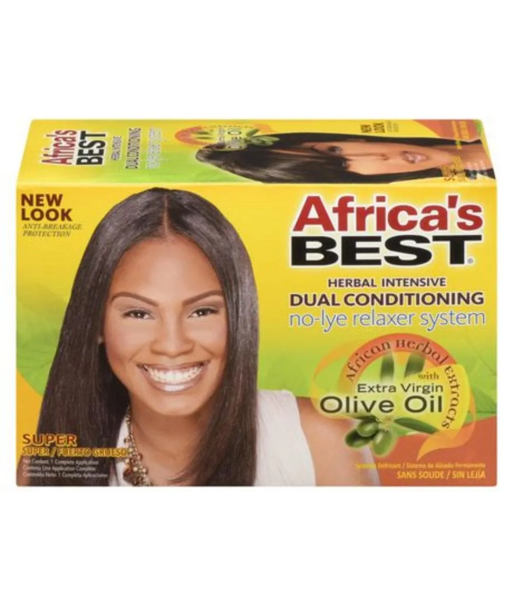 Africa's Best Dual  Conditioning Relaxer N/L (S) Kit