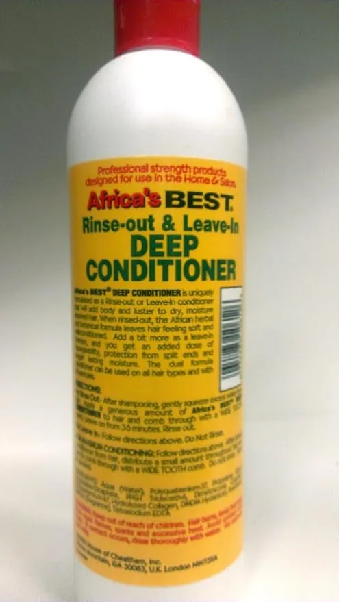 Africas Best Rinse Out And Leave In Deep Conditioner 355ml