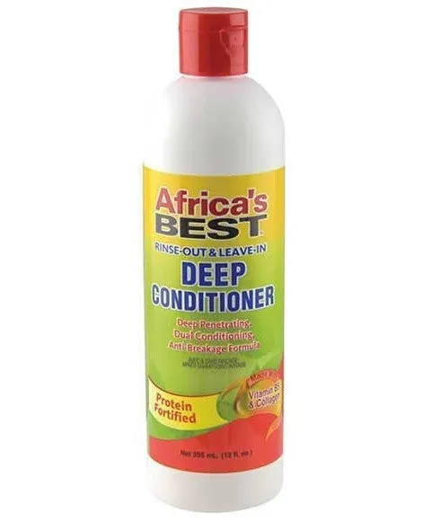 Africas Best Rinse Out And Leave In Deep Conditioner 355ml