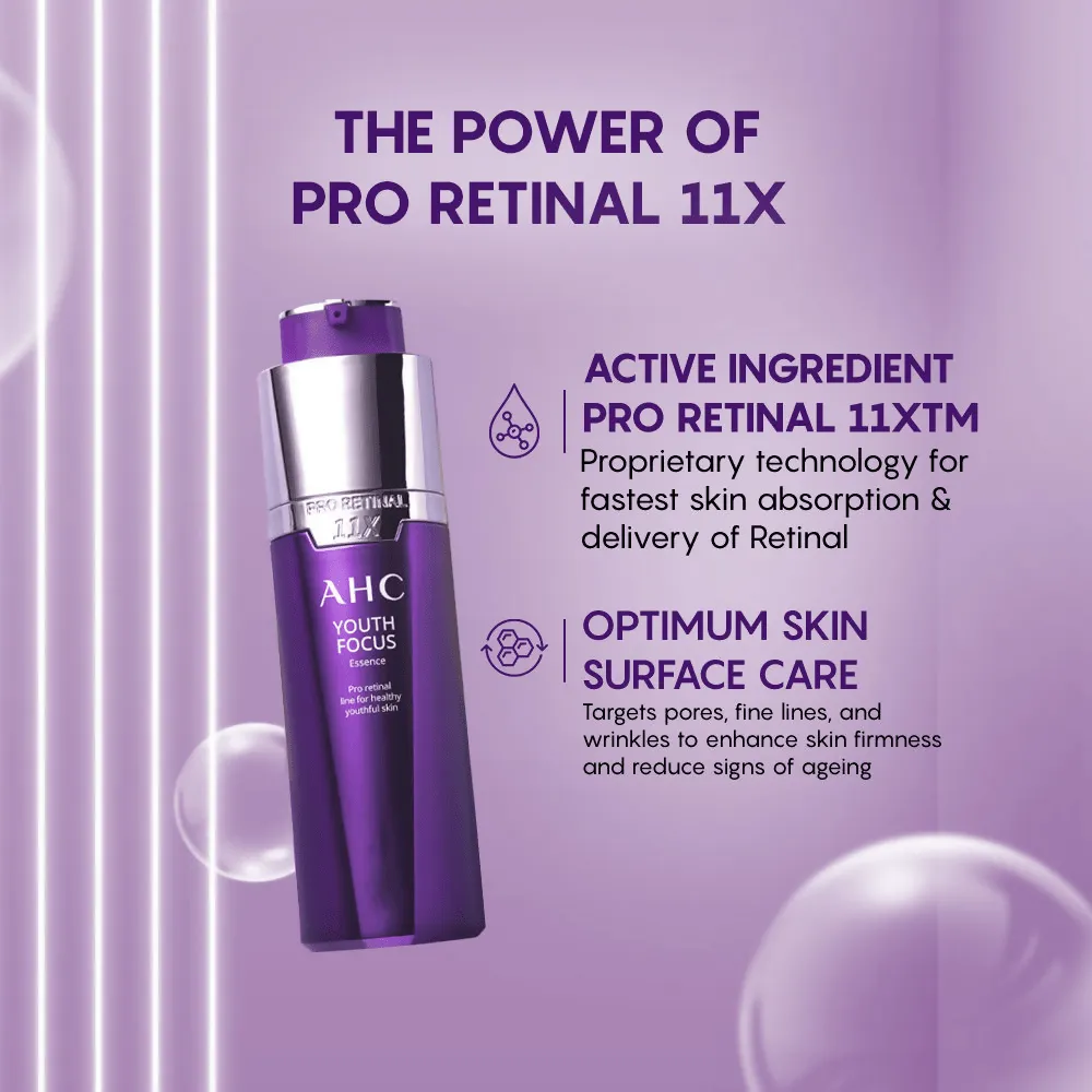 AHC Youth Focus Essence Anti-Aging Facial Essence Serum - Korean skincare