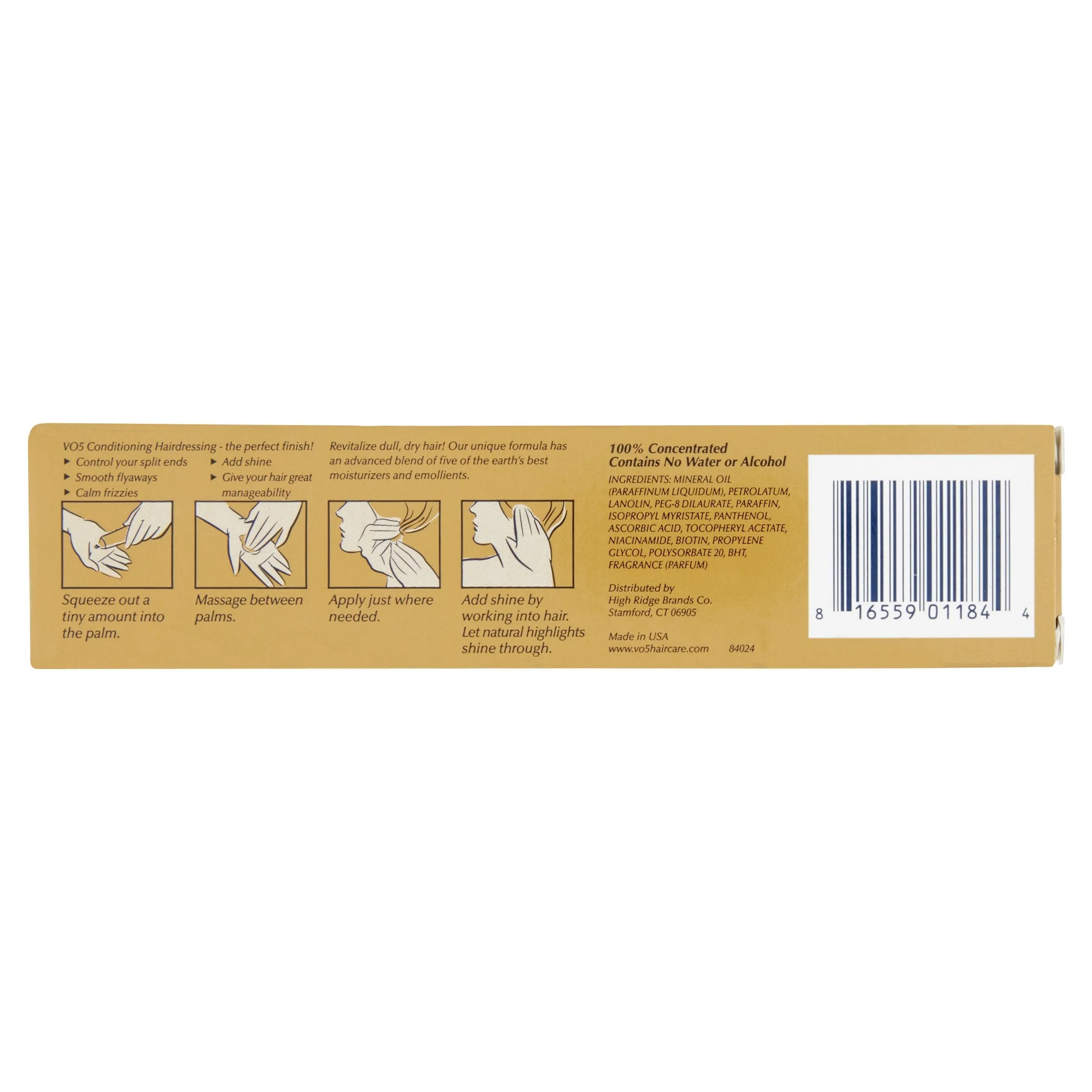 Alberto VO5 Conditioning Hair Dressing, 1.5 oz