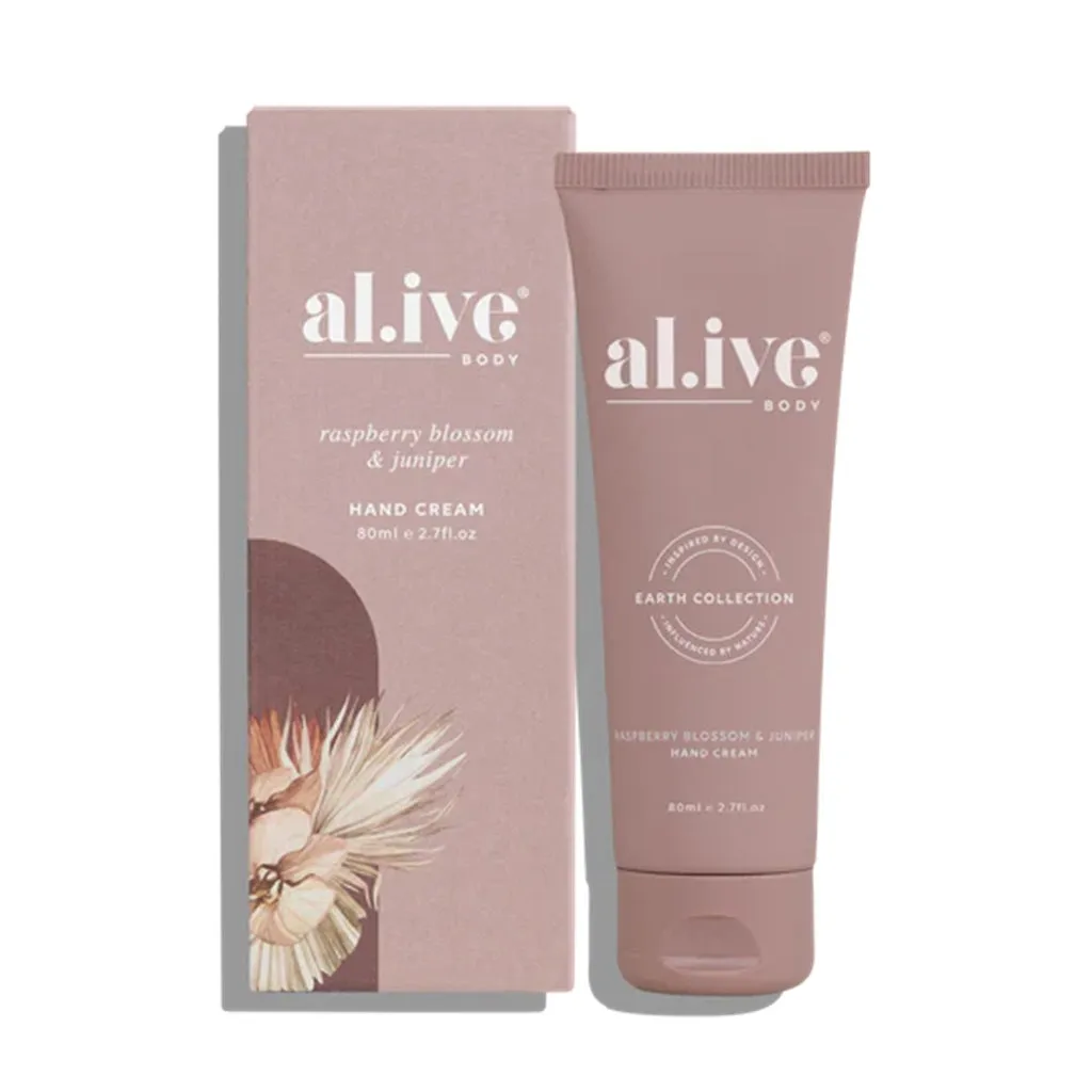 Al.ive Hand Cream 80ml - Raspberry Blossom & Juinper Berry