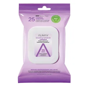 Almay Biodegradable Longwear Makeup Remover Cleansing Pads - 25ct